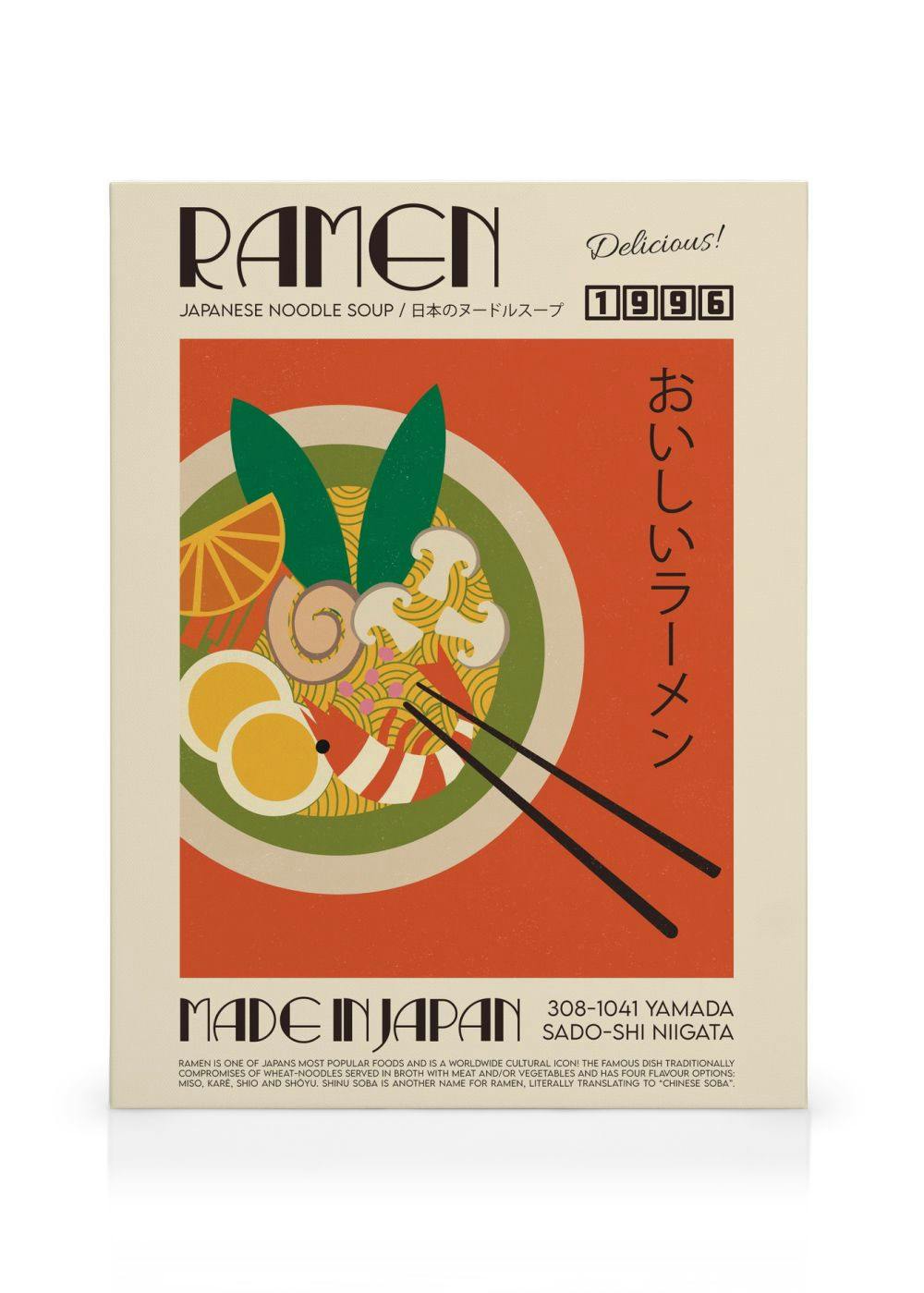 We made something nice - The Ramen Canvas print