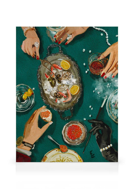 Ekaterina Zagorska - Luxury Dinner Canvas print